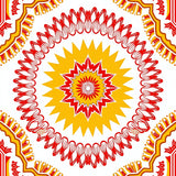 Inspired Design with Symmetrical Petals and Radiant Center(Red)