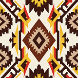 Abstract Scatter with Earthy Tone Aztec Inspired Graphics(Brown)