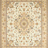 Artisan Taupe & Beige Accent Elegant Ornamental Floor(Beige)