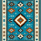 Artful Motif with Southwestern Vibes(Blue)