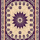 Tile Mosaic Slip Resistant Floor(Purple)