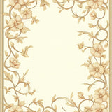 Collection Floral Elegant Classic Vine(Beige)