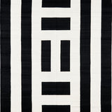 Bold Stripe Area Contrasting Hues(Black)
