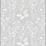 Enchanted Woodland Moth Poppy Mushroom Dreamscape(Gray)