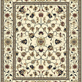 Abstract Floral Runner Beige/Dark Brown(Beige)