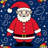 Whimsical North Pole Visitor Magical Winter Wonderland(Red)