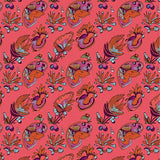 Floral Paisley Contemporary Artistic Expression(Pink)