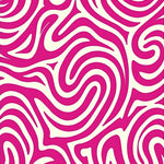 Elegant Swirl Cascade Plush Faux Fur Ultrasoft (Pink) - ODIKA