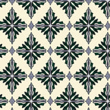 Vintage Snowflake Damask with Traditional Holiday Motifs(Beige)