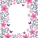 Dreamy Floral Meadow Enchantment(Pink)