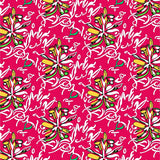 Nordic Snowflake and Cane Motif with Script Lettering(Pink)