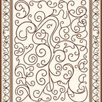Traditional Ornate Scrollwork (Brown) - ODIKA