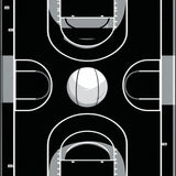 Dynamic Geometric Court Aesthetic(Black)