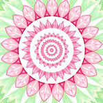 Enchanted Petal Waves Rippling Concentric Ethereal (Pink) - ODIKA
