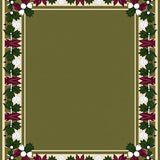 Traditional Mistletoe Border with Festive(Green)