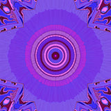 Celestial Cascade Symmetrical Artistic Decorative Motif(Purple)