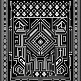 Artistic Maze Trellis Heritage Vintage(Black)