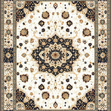 Boho Runner Beige/Dark Brown(Beige)