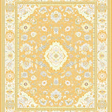 Heritage Collection Area with Traditional Floral Medallion Design(Beige)