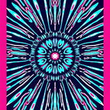 Playful Supernova Burst with Radiant Details (Pink)