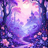 Lush Peony Blossom Arrangement(Purple)