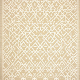 Diamond Trellis Indoor/ Area Boho Geometric Design(Beige)