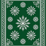 Festive Snowflake Holiday Pathway Decoration Winter Wonderland(Green)