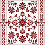 Victorian Botany Flora(Red)