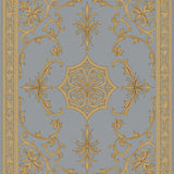 Abstract Floral Arabesque Swirl Damask Elegant Artisan(Gold)