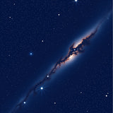 Astral Night Sky Decorative Doorway Entrance (Blue)