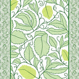 Enchanted Valley Interlocking Vinework with Subtle Dinosaur Embellishments (Green)