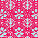Festive Shell Mosaic With Interlocking Snowflake(Pink)