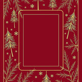 Winter Wonderland Fir Botanical Elegant Decoration(Red)