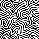 Abstract Maze Aesthetic Plush Decoration(Black)