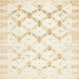 Distinctive Beige Textured with Ethnic Diamond Medallion(Beige)