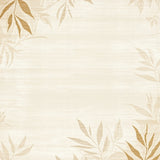 Sandstone Beige Leaf Silhouette for Nursery and Baby Activity(Beige)