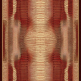 Bold Tiled Design in Warm Hues(Red)