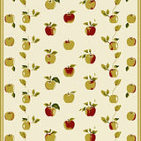 Harvest Apple Accent Non Slip Bedside Mat Machine(Beige)