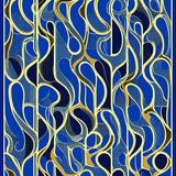 Contemporary Gradient Swirls(Blue)