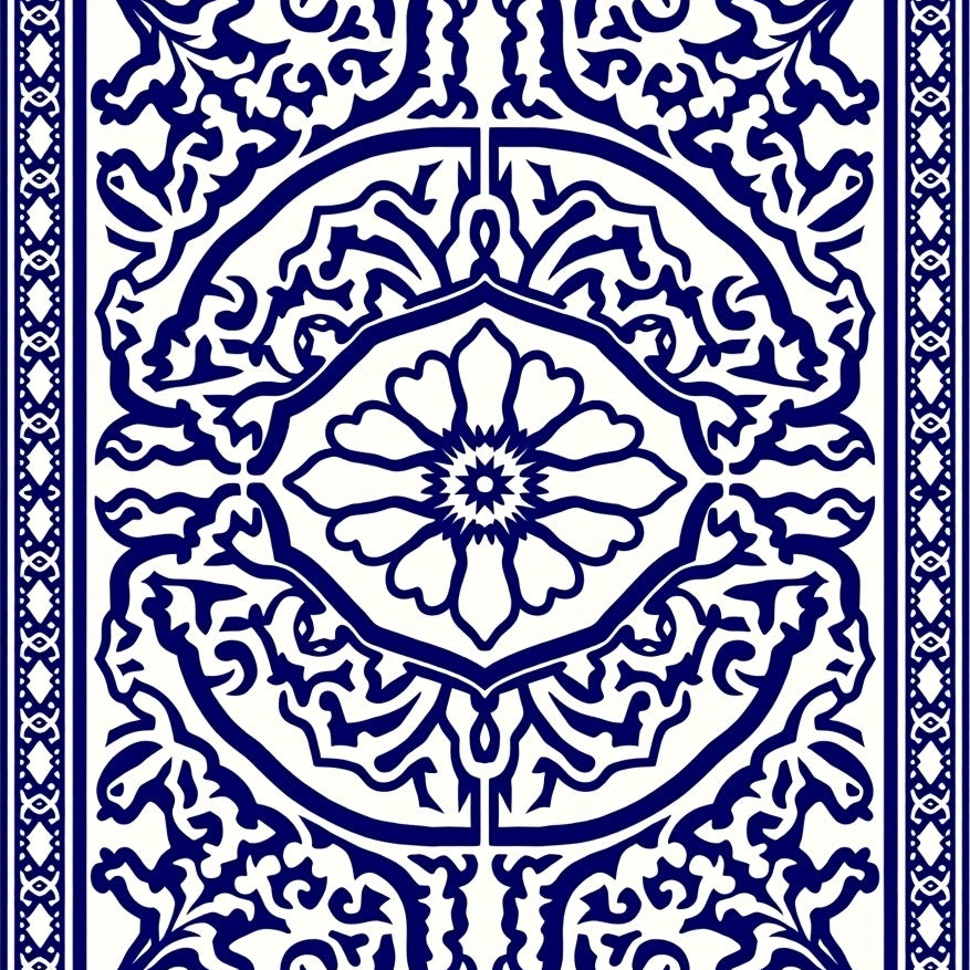 Tile Inspired Intricate (Blue) - ODIKA