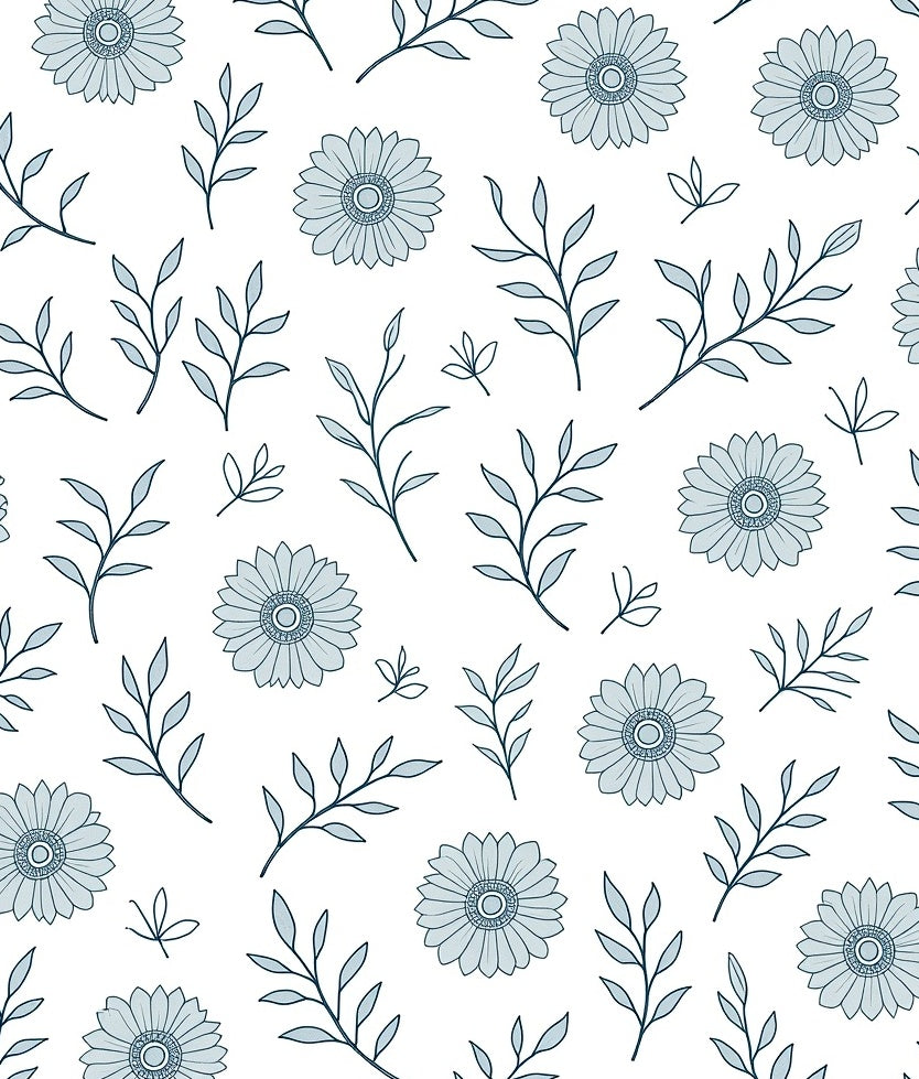 Enchanting Botanical Garden Decorative Embellishment (Blue) - ODIKA