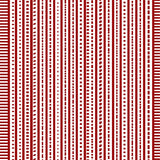 Nordic Stripe With Minimalist Brushstroke Motifs(Red)