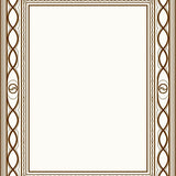 Vintage Inspired Lattice Design with Detailed Interlocking and Curved Accents(Brown)