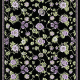 Elegant Minimalist Black Blossom(Black)