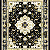 Opulent Monochrome Vintage Look(Black)