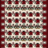 Traditional Crosshatch Plaid with Rustic Holiday Embellishments(Brown)