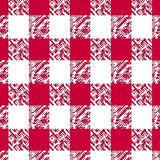 Buffalo Plaid Accent Welcome Holiday Checkered Design(Red)