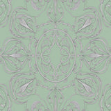 Ancient Arabesque Mosaic Artisan Crafted Symphony(Green)