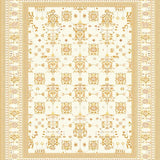 Artistic Beige Ornamental Mousepad Non Slip Desk Accessory(Beige)