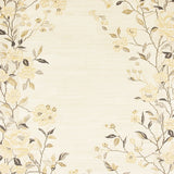 Contemporary Ivory Beige Easy Clean Non Shedding Floor Covering(Beige)